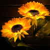 Solar Powered Light with Sunflower GT