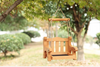 Outdoors Hanging Wooden Swing Chair Seat Wild Bird Feeder