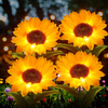 Solar Powered Light with Sunflower GT