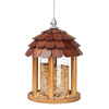 Squirrel Proof Rain Proof Shingle Wooden Gazebo Bird Feeder