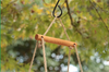 Outdoors Hanging Wooden Swing Chair Seat Wild Bird Feeder