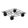 4-Wheel Square Metal Rolling Plant Stand Plant Caddy GT14355