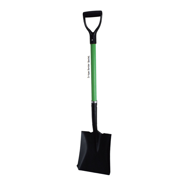 Ergonomic Heavy Duty Carbon Steel Short D Handle Border Spade GT5002B