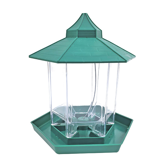 Hexagon Shaped House Exterior Bird Feeder GT16113