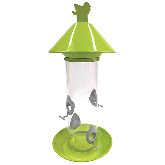 Hanging Rain Proof 4 Feeding Ports Metal Bird Feeder GT16108