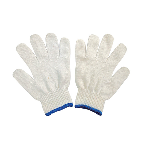 Garden Working Hand Protective White Nitrile Knitted Gloves GT19060