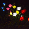 Solar Garden Lights with Rose Flowers GT