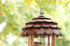 Squirrel Proof Rain Proof Shingle Wooden Gazebo Bird Feeder