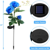 Solar Garden Lights with Rose Flowers GT