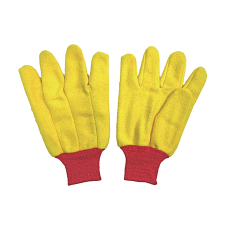 Yellow Thick Heat Resistant Hot Mill Garden Working Gloves GT19066