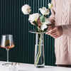 Hand-made Glass Flower Vase Nordic Home Decoration Tabletop Vase Glass Luxury Vase