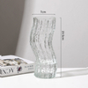 Creative Irregular Smart Impression Drop Pattern Glass Vase Personality Twist Waist Flower Arrangement Vase