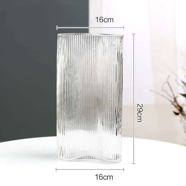 Tabletop Vase Home Decor European Style Wedding or Gift Dining Table Large Glass Floor Vase Flower Glass Vases