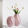 Cream Wind Glass Vase Modern Simple Household Hydroponic Vase Ins Wind High Appearance Level Decoration Vases