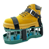 Double Layer with Spiked Bottom and Spring Base Lawn Aerator Shoes