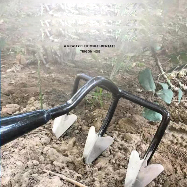 Multi-toothed Triangular Soil Loosening and Turning Plow