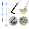 Manual Stainless Steel Crevice Weeding Tool with Adjustable Handle Crack Weeder Tool Set