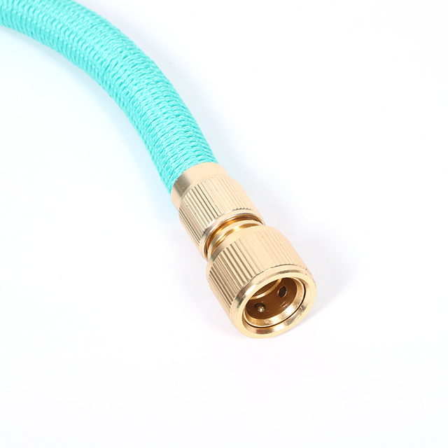 Outdoor Telescopic Hose 8 Patterns Nozzle Water Gun