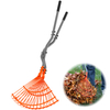 Heavy Duty Leaf Picker Upper & Garden Claw Multi-Use Leaves Scoop and Hands Rake