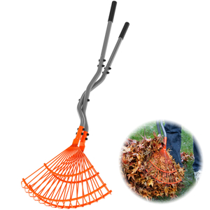 Heavy Duty Leaf Picker Upper & Garden Claw Multi-Use Leaves Scoop and Hands Rake