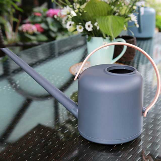 1.8L Garden Plastic Gray Detachable Long Spout Sprinkler Watering Can
