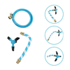Rotating sprinkler trampoline cooling