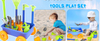 15 Pcs Kids Gardening Tools Garden Wagon & Tools Toy Set