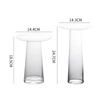 Hand-made Glass Flower Vase Nordic Home Decoration Tabletop Vase Glass Luxury Vase