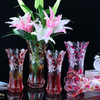 Mouth-blown Glass Vase Modern Home Decor Design Table Centerpieces High-end Thick Heavy Solid Color Glass Vases