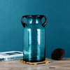 Hand Blown Unique Glass Vases Wide Mouth Vases