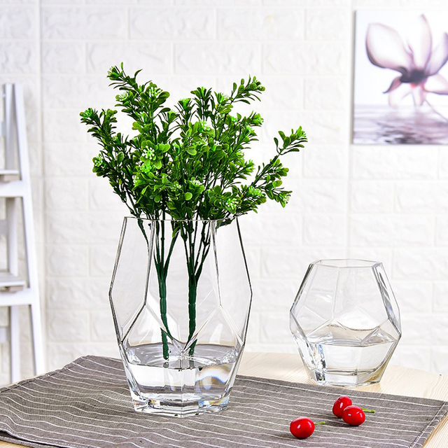 Clear Glass Flower Vases for Centerpiece Table Home