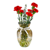 Gradient-colored glass vase