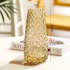 Ins Style Ice Pattern Vase Living Room Bedroom Decoration Vase Flowers Hydroponic Plants clear Glass Bottle