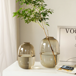 Hydroponic Hanging Bell Dragon Willow Snow Willow Fresh Cut Branches Plants Water Cultured Flower Decoration Glass Vase