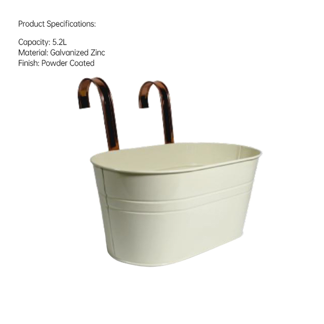 Metal Iron Hanging Flower Plant Pots