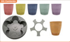 6 Pcs/set Self Absorbing Plastic Flower Pots Self Watering Planters with Drainage Hole Plastic Flower Pots