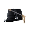Flexible Durable Kink Free Non Expanding Black Pvc Garden Hose Flat Hose