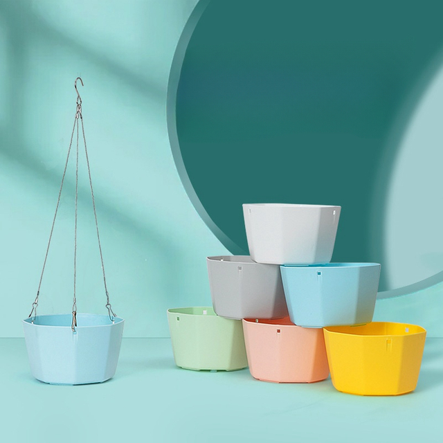 Outdoor Balcony Planter Hanging Flower Pots for Plants