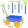 15 Pcs Kids Gardening Tools Garden Wagon & Tools Toy Set