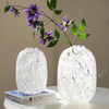 Nordic Creative Glass Vase Cylinder Decor Centerpiece Small Mini Table Luxury White Glass Vases