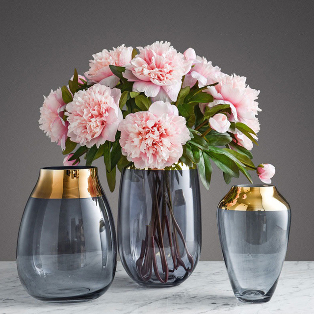 Celebrity Original Color Decoration Luxury Living Room Glass Crystal Vases