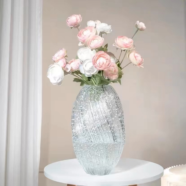 Luminous Waves Mouth Decorative Vase