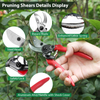 7 Piece Stainless Steel Heavy Duty Wood Handle Gardening Tools Set