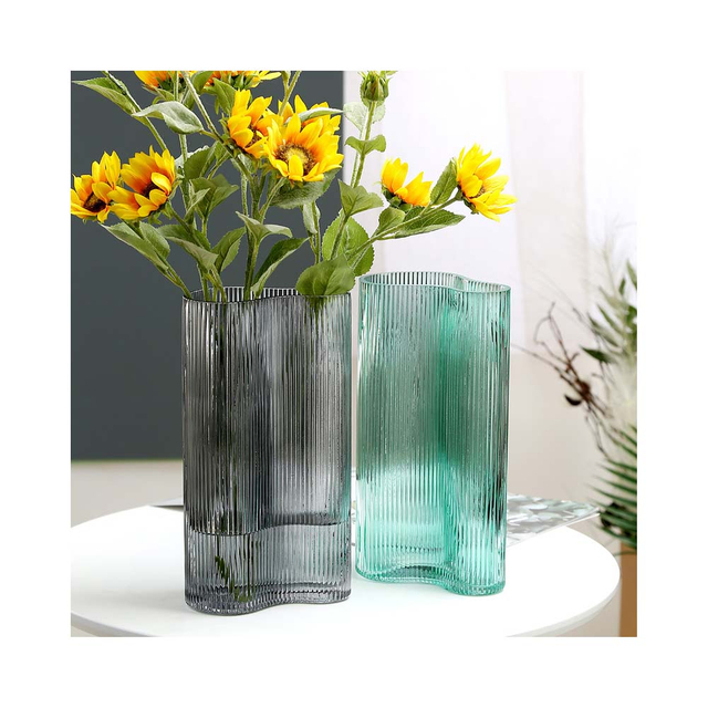 Tabletop Vase Home Decor European Style Wedding or Gift Dining Table Large Glass Floor Vase Flower Glass Vases