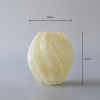 Cream Wind Glass Vase Modern Simple Household Hydroponic Vase Ins Wind High Appearance Level Decoration Vases
