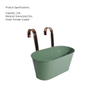 Metal Iron Hanging Flower Plant Pots