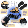 Double Layer with Spiked Bottom and Spring Base Lawn Aerator Shoes