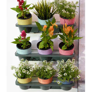 Vertical Planter Wall Indoor Hydroponic Garden Stackable Color Wall Expandable Vertical Flower Pot