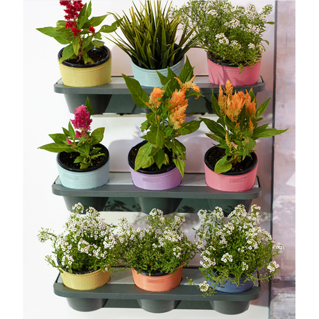 Vertical Planter Wall Indoor Hydroponic Garden Stackable Color Wall Expandable Vertical Flower Pot