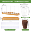 8 Pcs Hydroponic Herb Planter Growing Kit